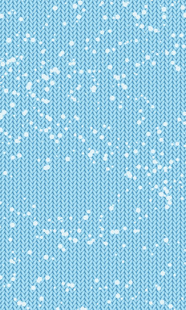 Vertical knitted background blue vector texture cozy snowy moodのイラスト素材