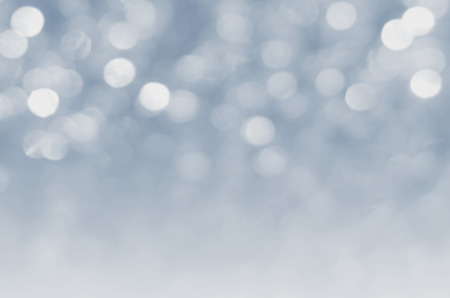 silver lights defocused.bokeh abstract for christmas backgroundの写真素材