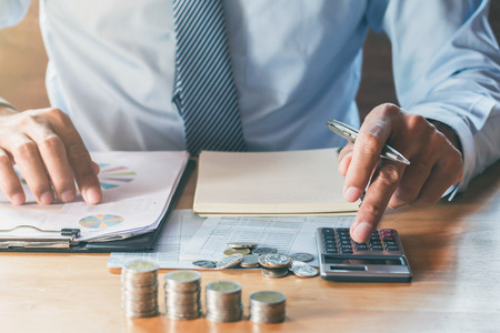 business accounting and financing conceptの写真素材