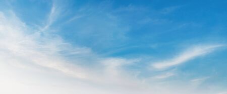 panorama blue sky with white cloud 