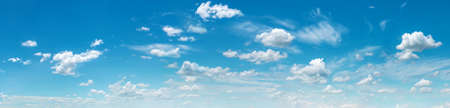 beautiful blue sky with white cloudの写真素材