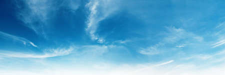 blue sky with white cloud background