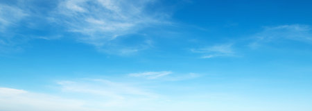 blue sky with white cloud backgroundの写真素材