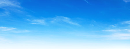 blue sky with white cloud backgroundの写真素材