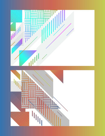 Minimalistic design, creative concept, modern diagonal abstract background Geometric element. diagonal lines and triangles. vector stock illustrationのイラスト素材