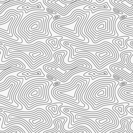 Topographic Map Seamless Pattern. Vector Backgroundのイラスト素材