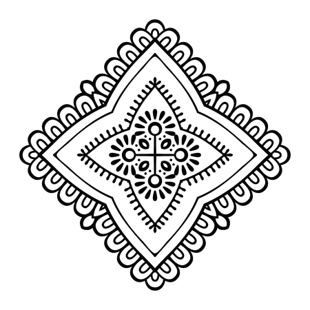 Vector mandala arabesque ornamentのイラスト素材