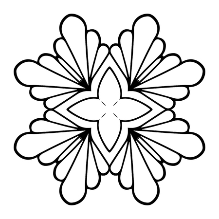 Vector arabesque ornament illustration.のイラスト素材