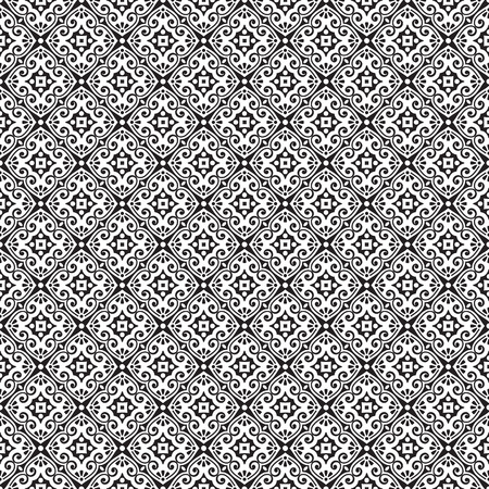 Vector mandala seamless pattern