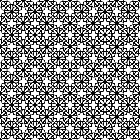 Vector mandala seamless patternのイラスト素材