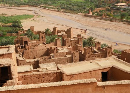 Ait Ben Haddou, Traditional Moroccan Fortified City of Moroccoの写真素材