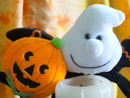 Halloween is Coming!! Greeting Card, Backgroundの写真素材
