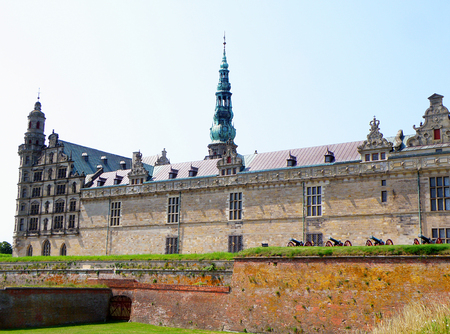 Kronborg, the Outstanding Renaissance building in Northern Europe, Helsingor, Denmarkの写真素材