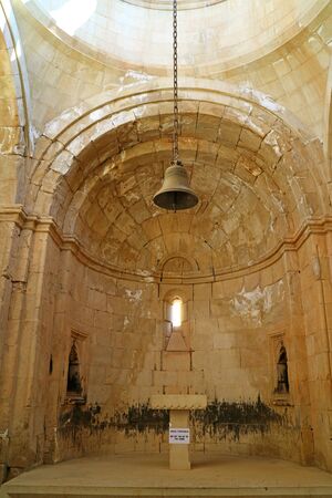Interior of the Upper Floor of Surb Astvatsatsin Church at Noravank Monastery Complex, Armeniaの写真素材