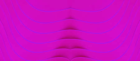 Vivid magenta pink abstract background artistic curving lines of the acrylic containers stack