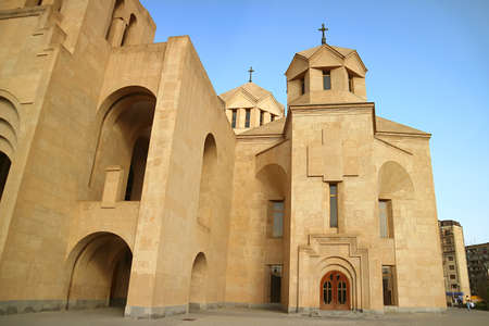 Incredible Architecture of Saint Gregory the Illuminator Cathedral or Yerevan Cathedral, Kentron...