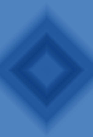 Gradient French Blue 3D Multi-layers Diamond Square Frames for Abstract Backgroundの写真素材