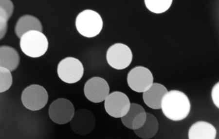 Monochrome Abstract Blurred Sphere for Banner and Backdropの写真素材