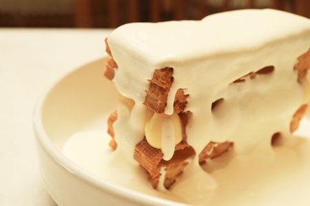 Mille Feuille Puff Pastry Poured with Mouthwatering Chantilly Cream
