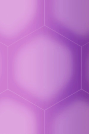 Illustration of Gradient Purple 3D Hexagon Pattern for Abstract Backgroundの写真素材