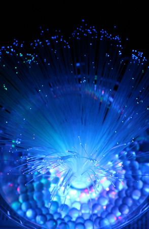 fiber optic light background.の写真素材