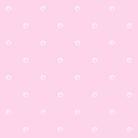 Ring pattern. Vector seamless background: little white rings on pink backdropのイラスト素材