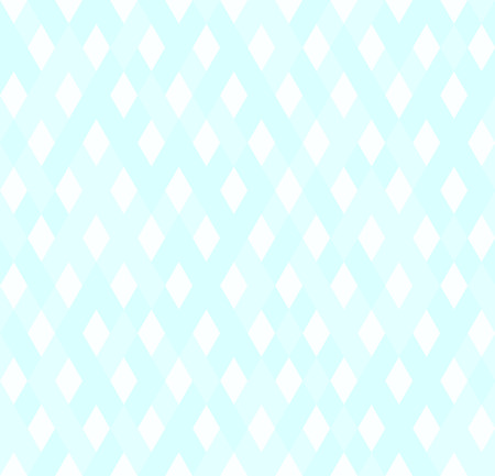 Diamond pattern. Seamless vector background with cyan and light blue diamondsのイラスト素材