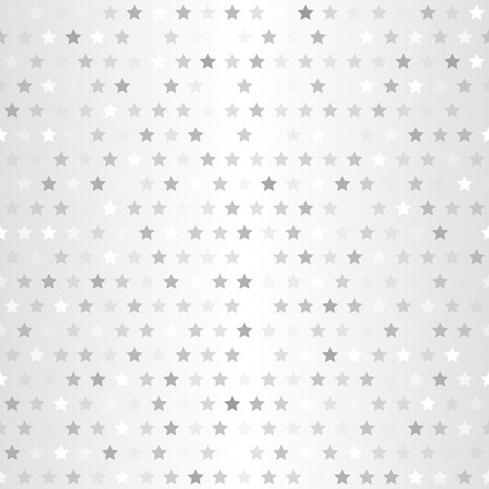 Star pattern. Seamless vector background with gray and white stars on gradient backdropのイラスト素材