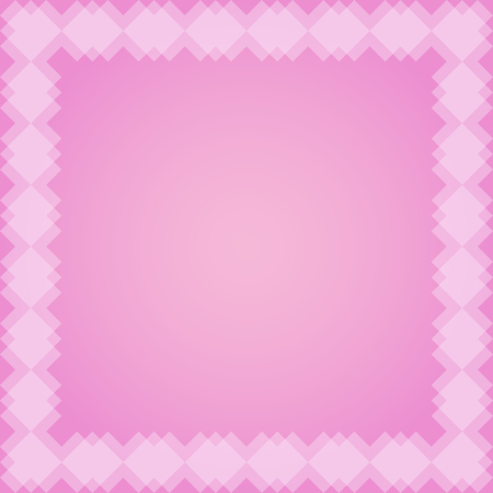 Diamond vector quadratic frame made of light pink diamondsのイラスト素材