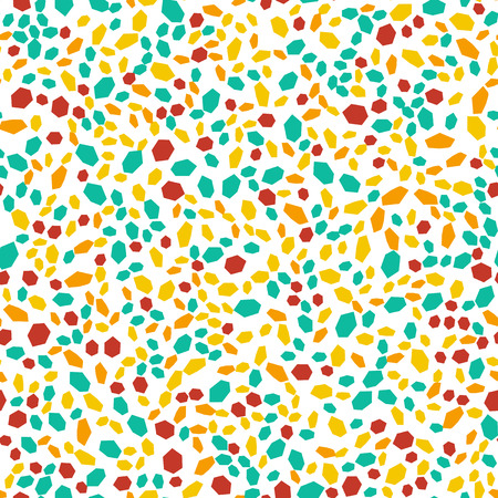 Mosaic pattern with multicolor polygonsのイラスト素材