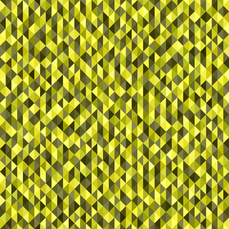 Triangle pattern. Vector seamless geometric background with yellow, olive, yellow-green, khaki trianglesのイラスト素材