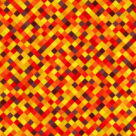 Diamond pattern. Seamless vector background with maroon, red, orange, gold, yellow square diamondsのイラスト素材