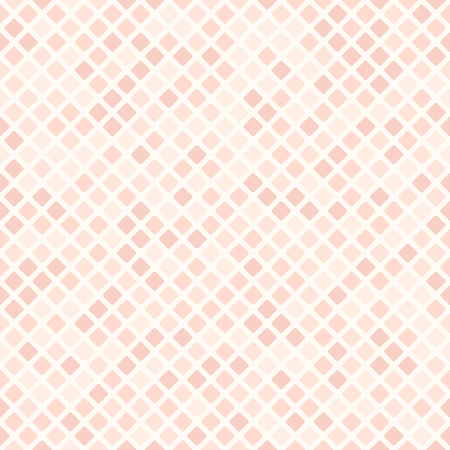 Rose diamond pattern. Seamless vector background with rose rounded diamonds on pink backdropのイラスト素材