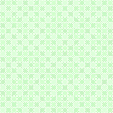 Green abstract pattern. Seamless vector background with colored shapes on light green backdropのイラスト素材