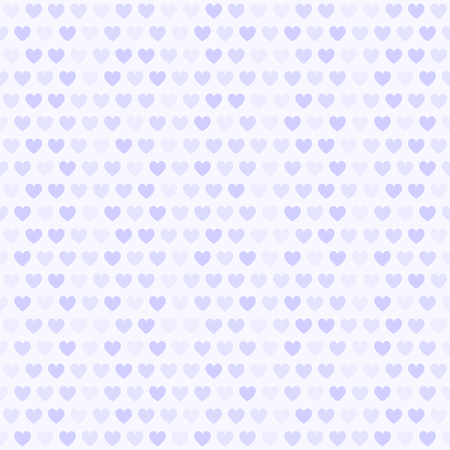 Seamless vector background: violet hearts on light lavender backdropのイラスト素材