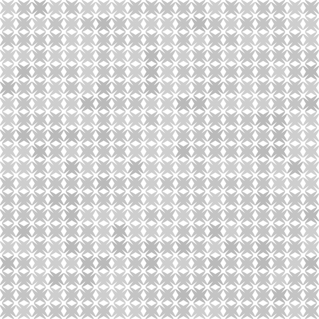 Geometric pattern. Vector seamless ornate background with gray shapes on white backdropのイラスト素材
