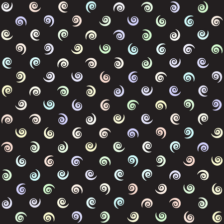 Spiral pattern Seamless vector backgroundのイラスト素材