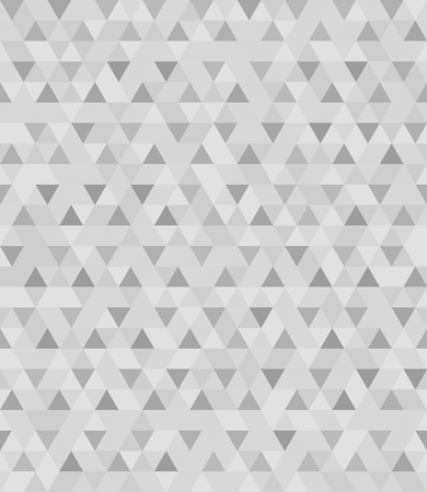 Gray triangle pattern. Seamless vector background with dark & light trianglesのイラスト素材