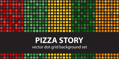 Vector seamless geometric dot colorful background.のイラスト素材