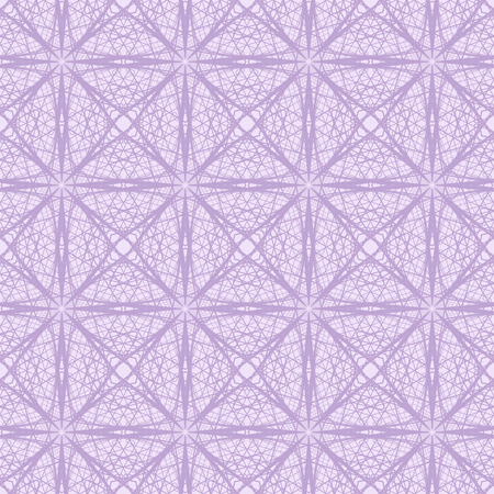 Lilac abstract pattern. Seamless vector background - violet ornate shapes on light lavender backdrop.のイラスト素材