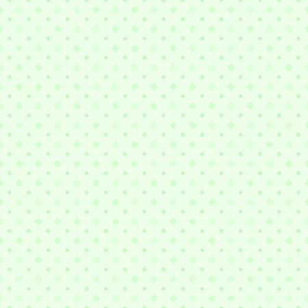 Green rounded diamond pattern. Seamless vector background - green diamonds on light mint backdropのイラスト素材