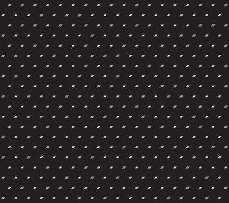 Parallelogram pattern. Seamless vector background - grey polygons of different size on black backdropのイラスト素材