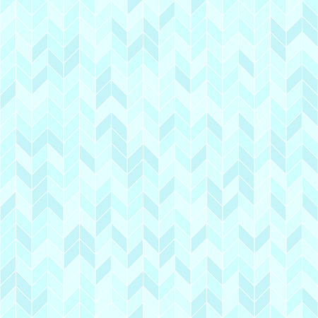 Cyan herringbone pattern. Seamless vector background - blue polygons on light cyan backdropのイラスト素材
