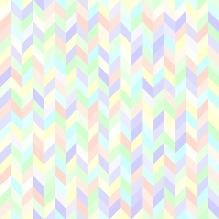 Herringbone pattern. Seamless parquet background - violet, rose, cyan, yellow, green polygonsのイラスト素材