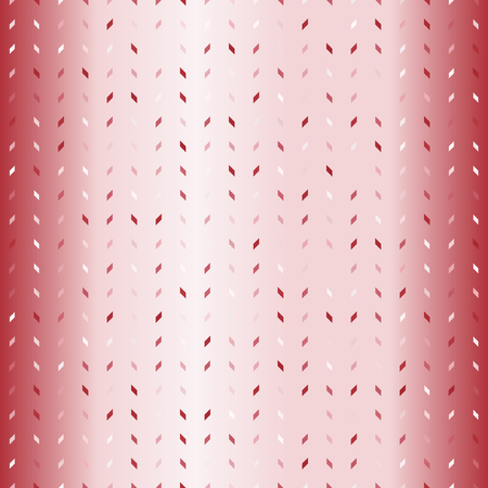 Glowing polygon pattern. Seamless vector background - red, rose and pink parallelograms on gradient backdropのイラスト素材