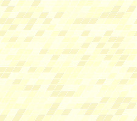 Yellow parallelogram pattern. Seamless vector background - yellow polygons on light backdropのイラスト素材