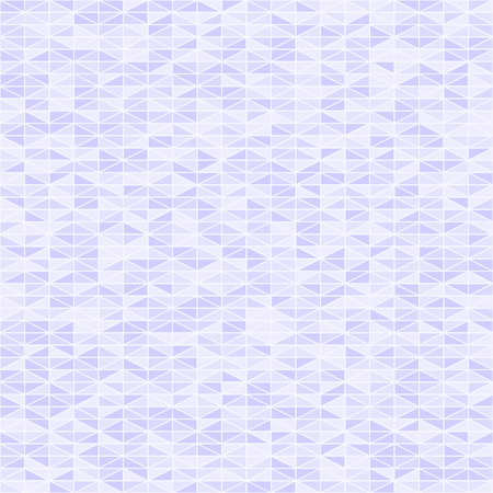 Violet triangle pattern. Seamless vector background - lilac right triangles on light lavender backdropのイラスト素材