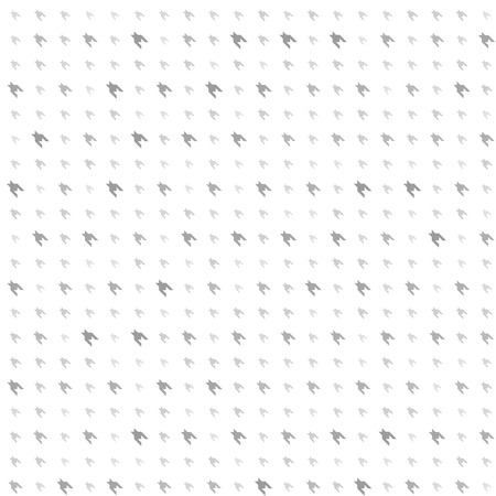 Gray houndstooth pattern. Seamless vector background - dark and light grey shapes of different size on white backdropのイラスト素材