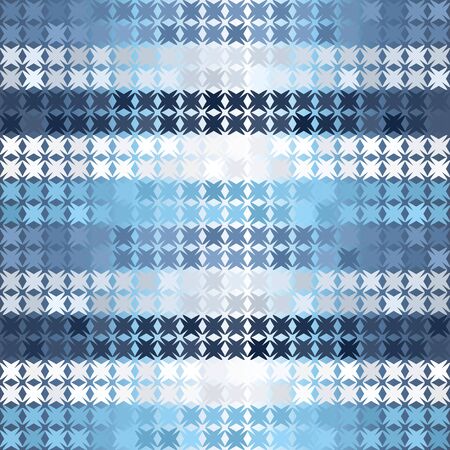 Glowing  striped pattern. Seamless vector background - blue, gray and white shapes on gradient backdropのイラスト素材