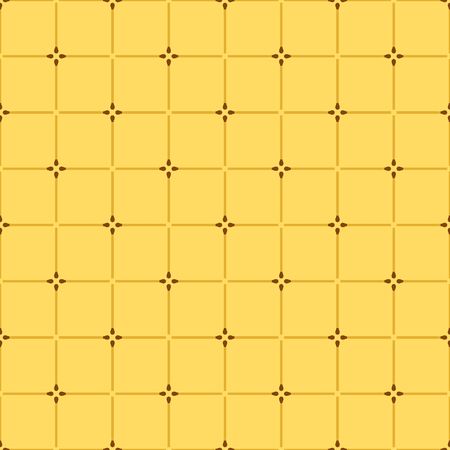 Match pattern. Seamless vector background - brown fire matches on beige yellowのイラスト素材
